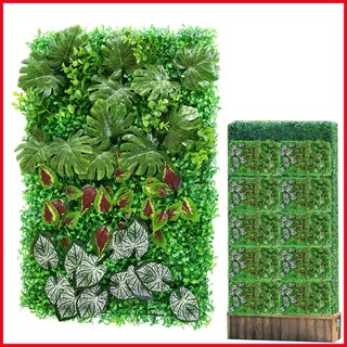 Hàng rào lá bạch đàn nhân tạo 15.7x23.6inch trang trí nhà cửa