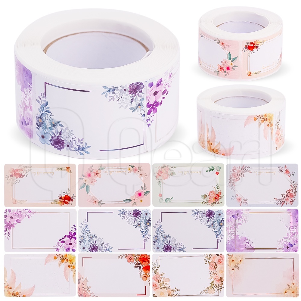Cuộn 250 Nhãn Dán Ghi Tên / Chai Nước / Tên Có Thể Viết Được DIY Đa Ứng Dụng Cho Nhà Bếp / Văn Phòng / Tiệc Sinh Nhật