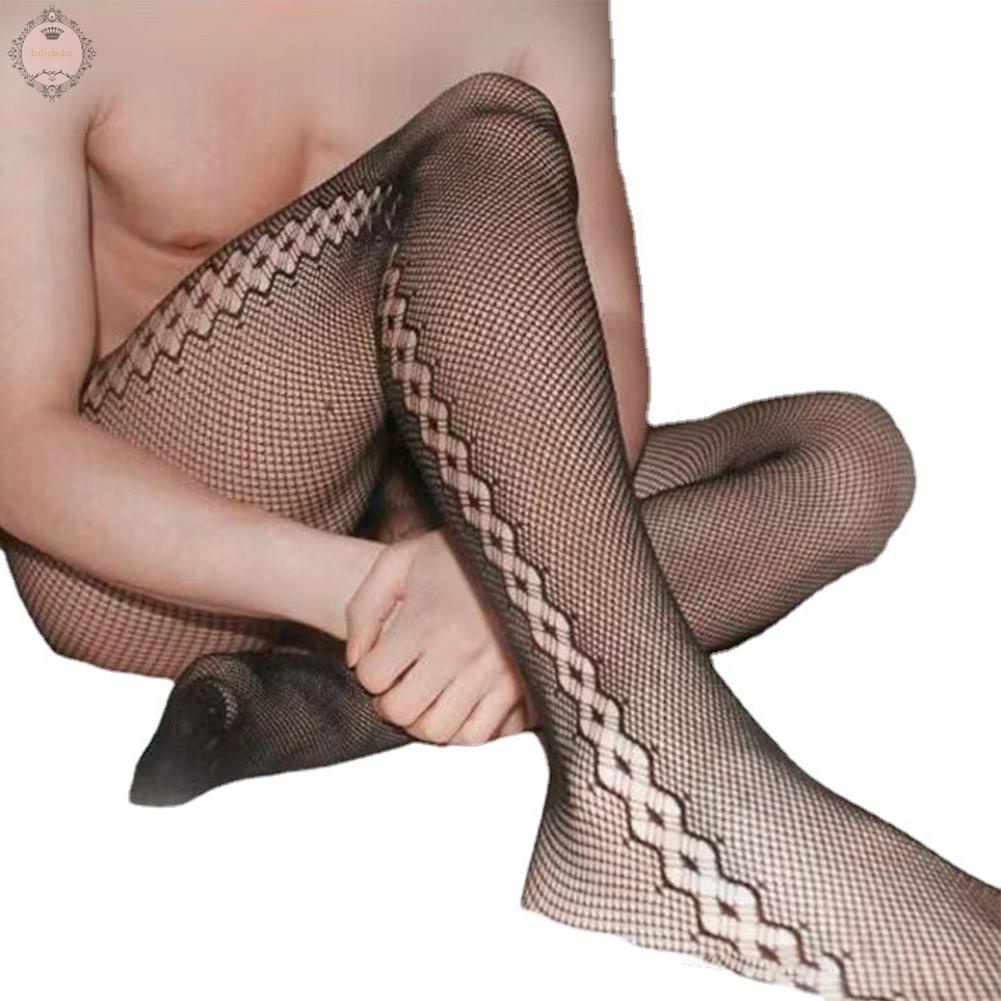 Men Sissy Body Stockings Pantyhose Sheer Mesh Hollow Out Fishnet Tights Pants