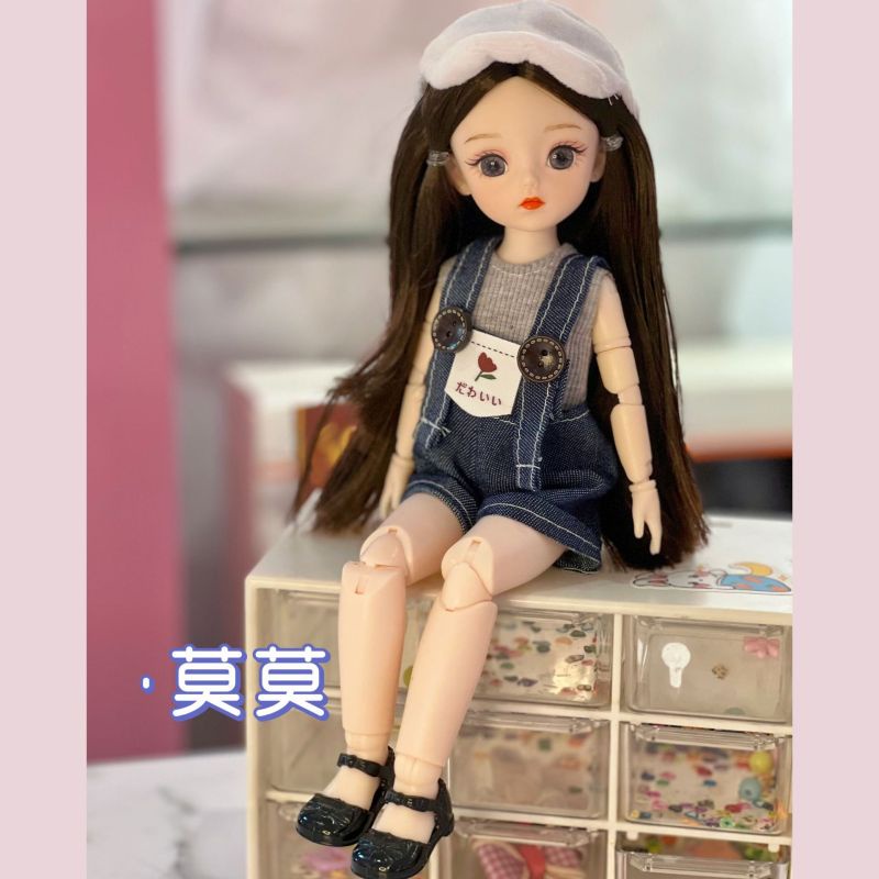 Búp Bê BJD 30cm 20 Khớp Nối Có Thể Tháo Rời Thời Trang Cho Bé Gái 1 / 6