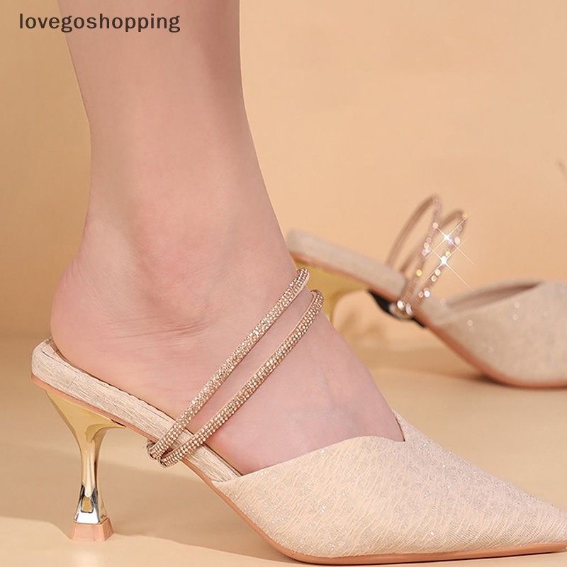 1 Cặp Dây Khóa Giày Cao Gót Chống Trượt Chống Rơi Co Giãn Dành Cho Nữ