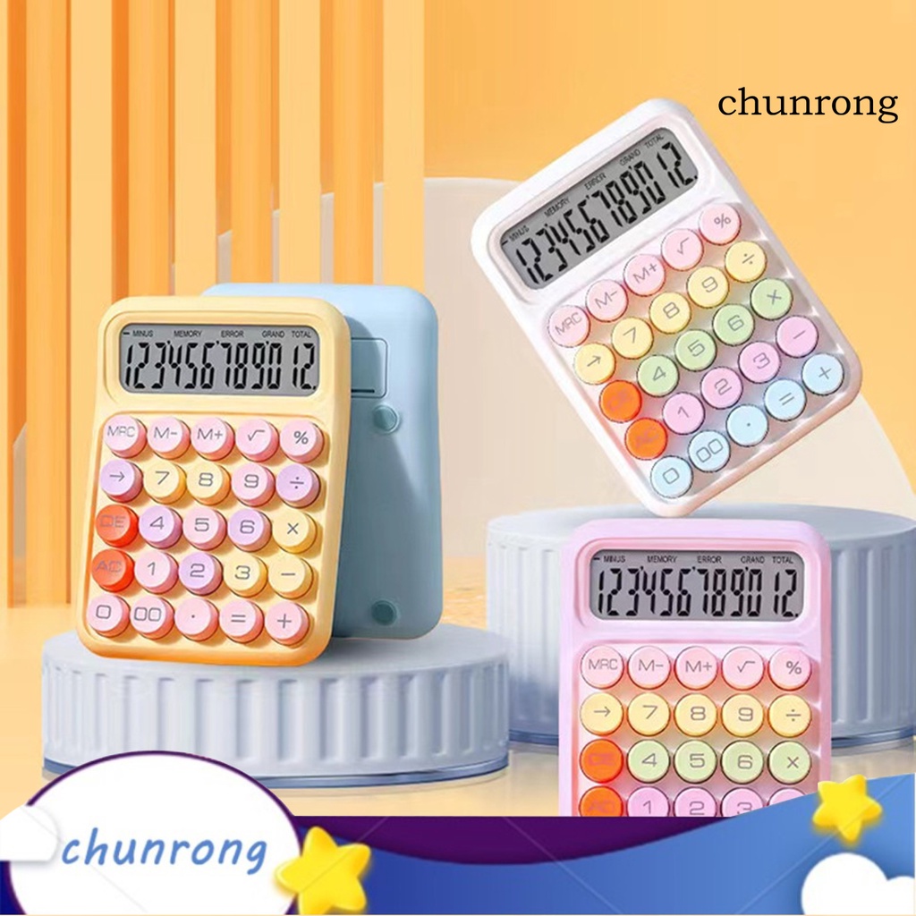 Máy Tính Cầm Tay Màn Hình Tròn Cỡ Lớn Tiện Dụng Cho Gia Đình / Văn Phòng