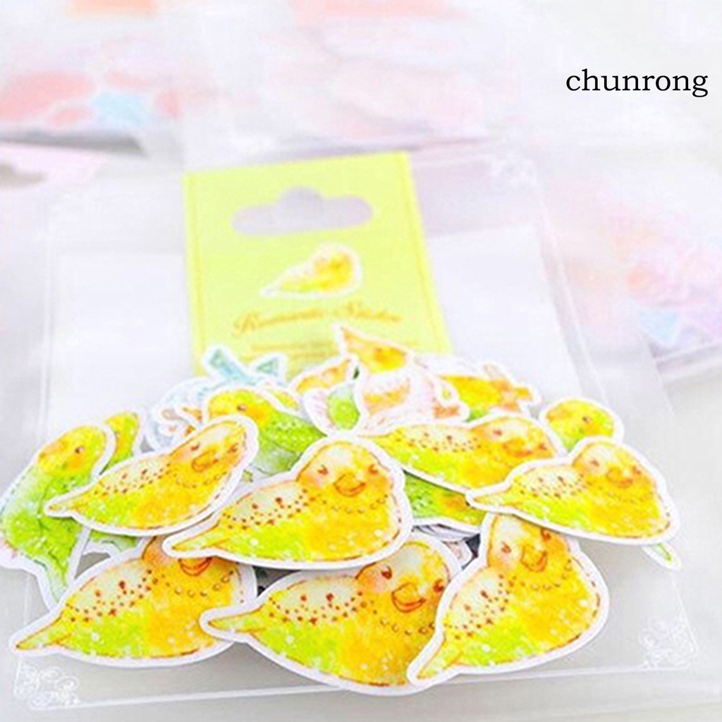 Set 70 Miếng Dán PVC Màu Nước Dễ Thương Trang Trí Vali Laptop