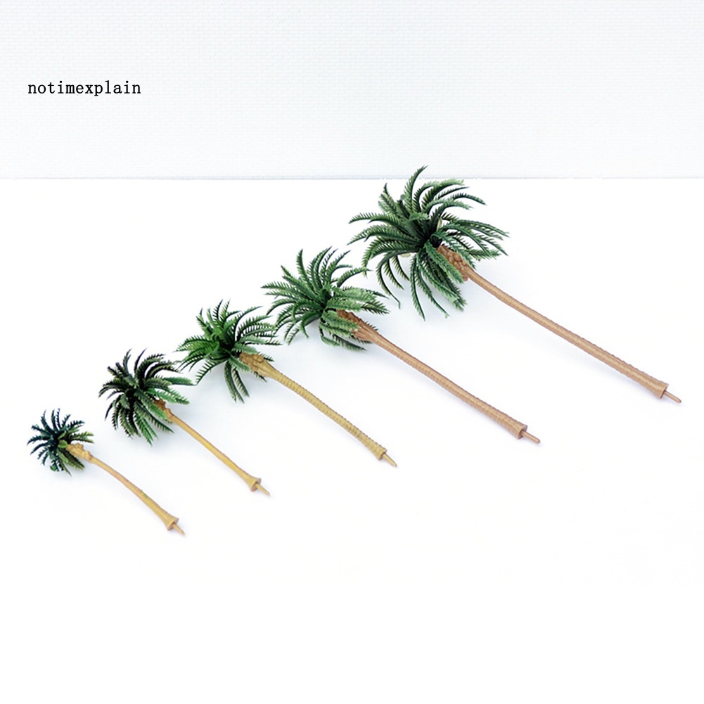 Set 10 Mô Hình Cây Dừa Giả Trang Trí Tuyệt Đẹp