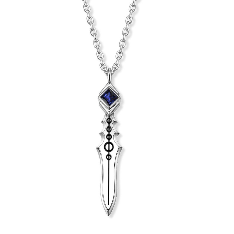 Vòng cổ Mặt Kim Loại Hình Nhân Vật Lancer Alter Cu Chulainn Trong Game Fate Stay Night Thời Trang Unisex