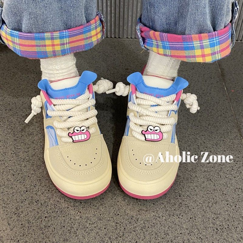 Giày Thể Thao Vải canvas Đế Dày Thoáng Khí Phong Cách Nhật Bản Dễ Thương Thời Trang Mùa Hè Cho Nữ