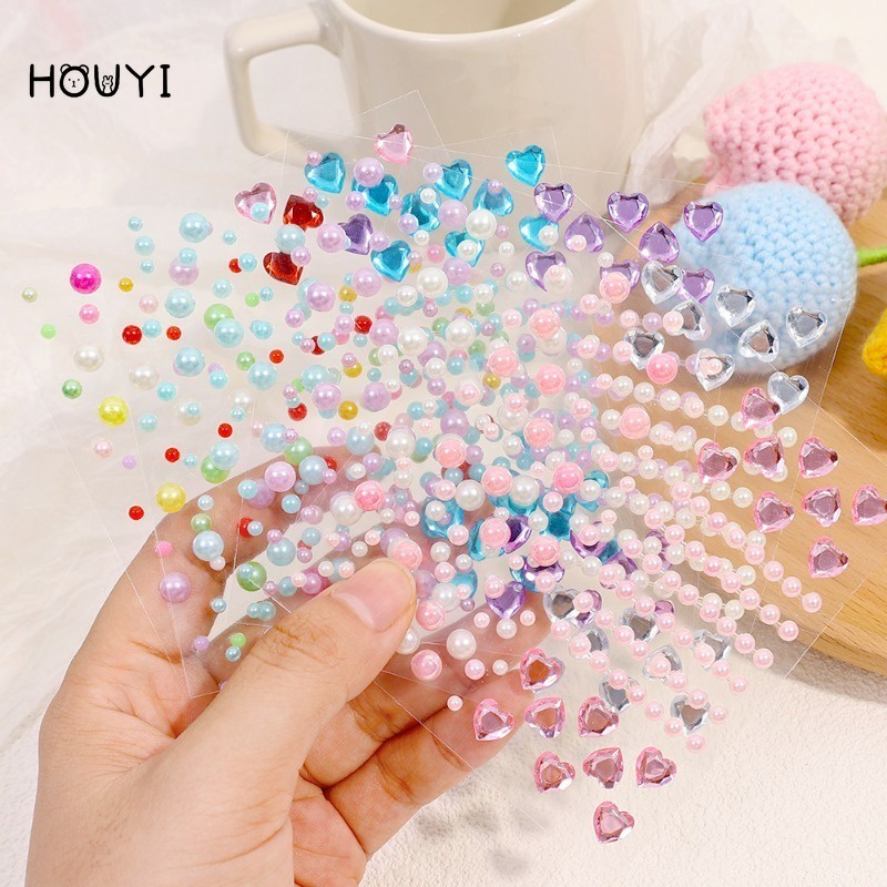 Miếng Dán Trang Trí Cơ Thể Kiểu Kim Cương Pha Lê 3D Nhiều Kích Cỡ