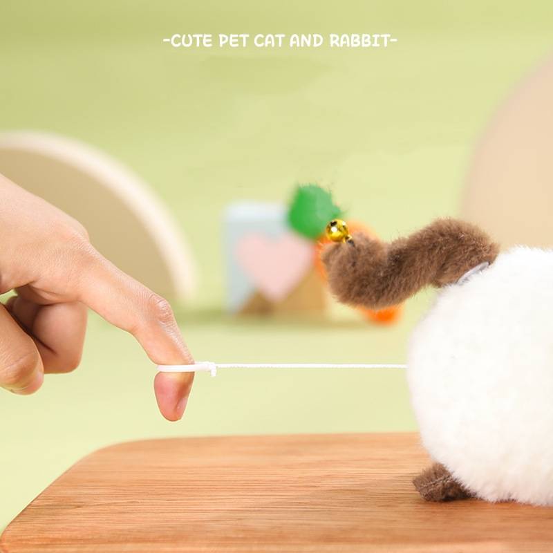 Ere1 Thú Nhồi Bông Hình Mèo Biểu Cảm Đuôi Có Thể Xoay Được Có Âm Thanh Vĩnh Viễn