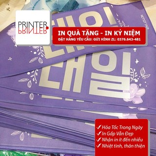 Slogan (Banner) Vải MASTER - 2 mặt KO PHẢN QUANG