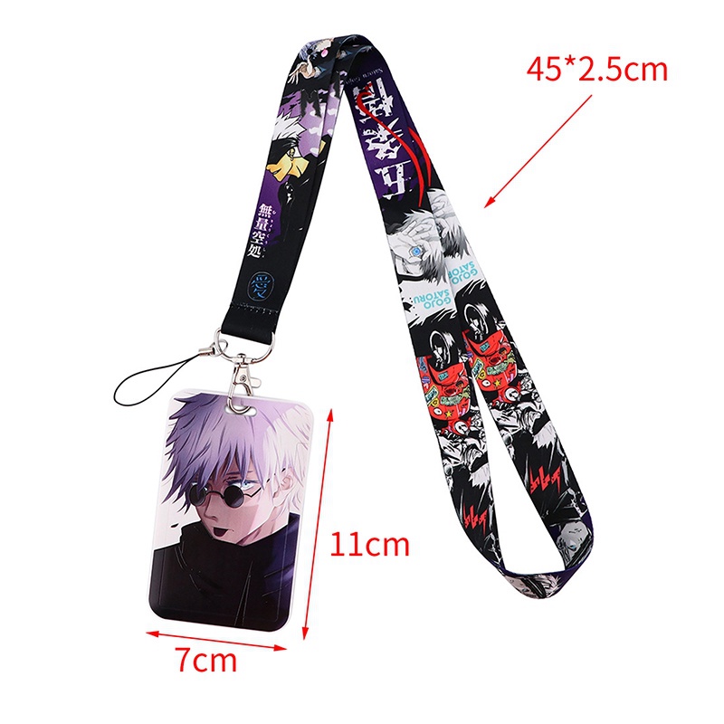 Bao Đựng Thẻ Họa Tiết anime jujutsu kaisen Có Dây Đeo