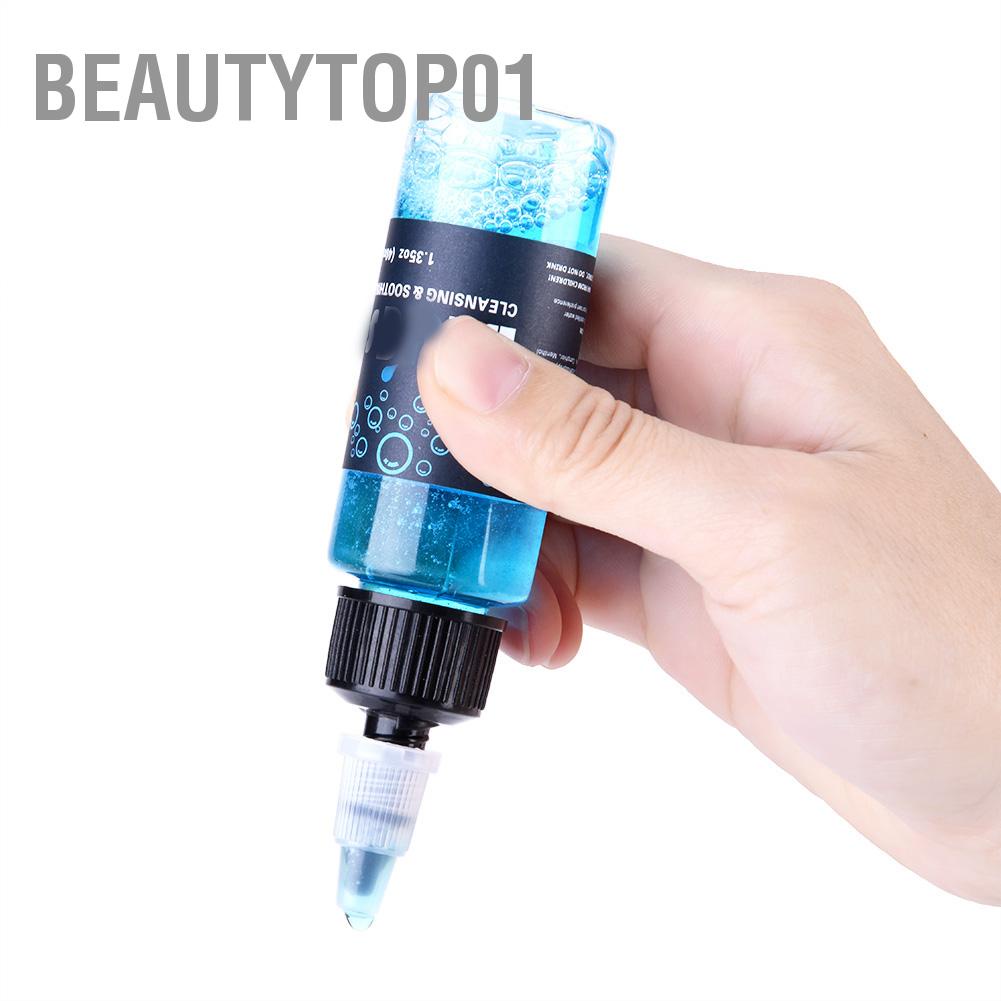 BeautyTop01 Blue Soap Dung dịch làm sạch hình xăm Làm dịu da Xóa Cung cấp