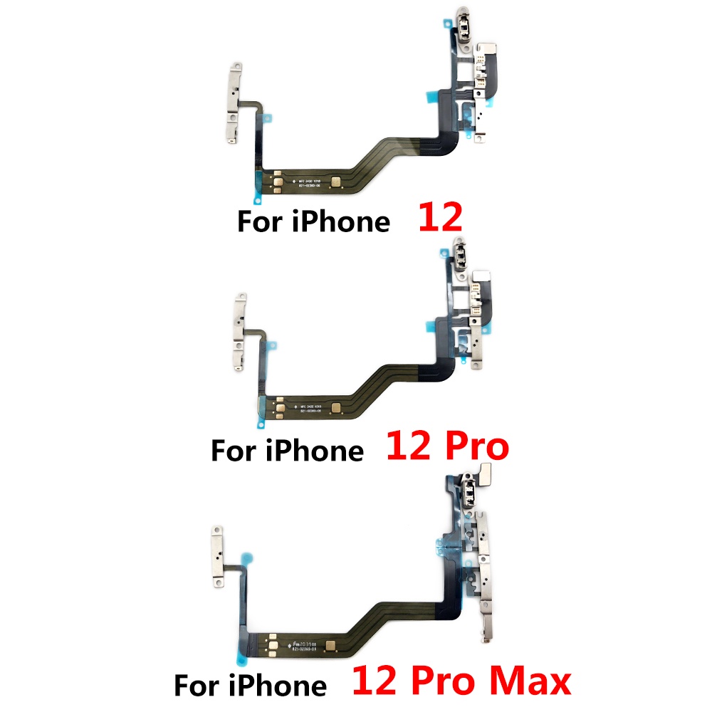 Mới Dây Cáp Sửa Chữa Nút Nguồn / Tắt Cho IPhone 11 12 Pro Max 12