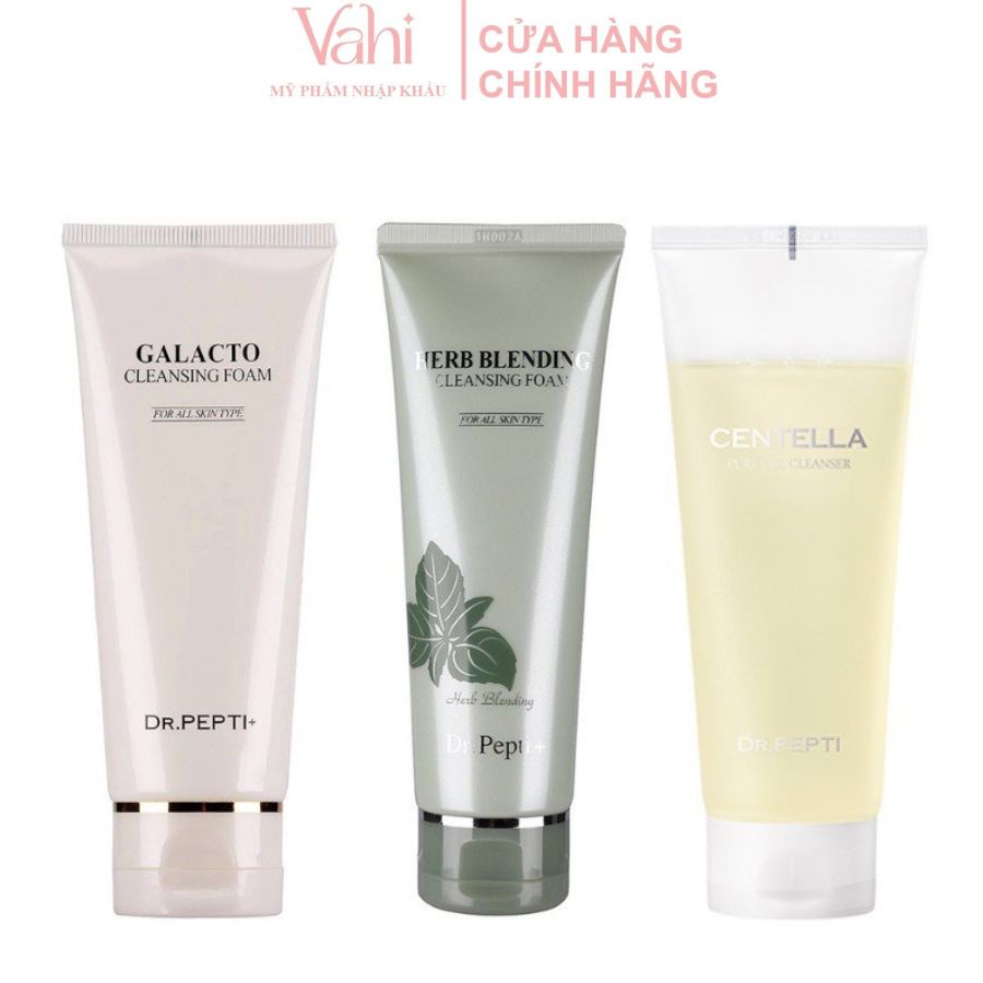 Sữa rửa mặt dưỡng trắng da Dr Pepti Galacto Cleansing Foam 110ml