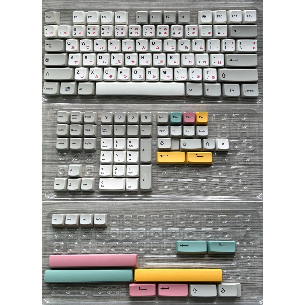 Retro 9009 Keycaps MDA Profile PBT DYE-SUB Bàn Phím Cơ Keycap