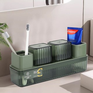 Bộ cốc súc miệng bộ kem đánh răng bàn chải đánh răng giá đựng cốc rửa cặp đôi giá để bàn chải đánh răng tại nhà