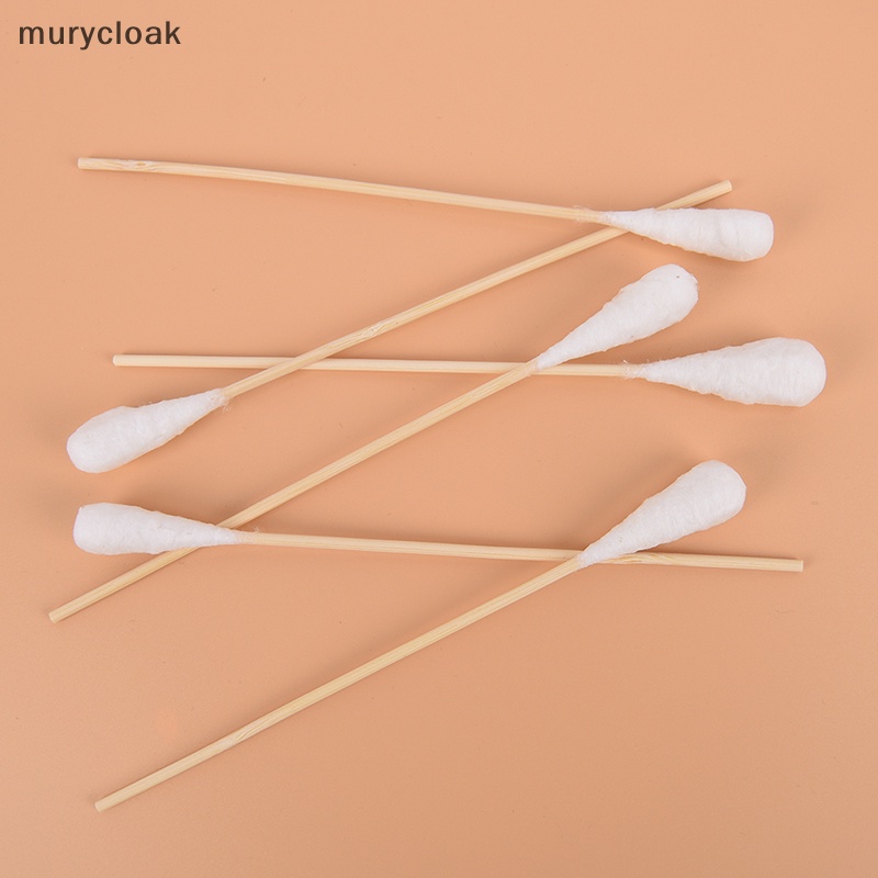 Mur # 20 cái 20 cm tăm bông gỗ y tế gậy sạch chồi gỗ bông đầu vn