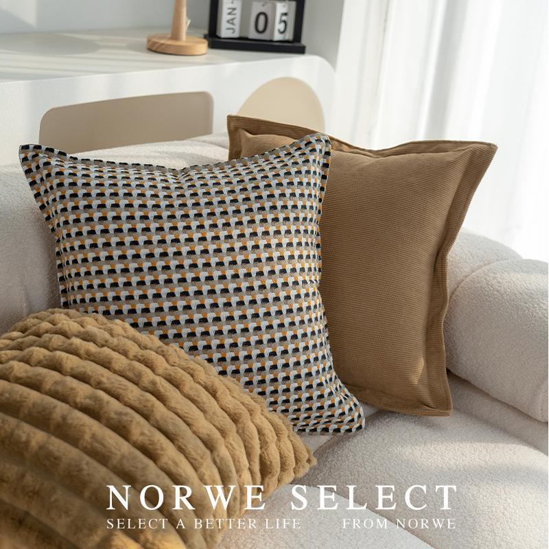Phong cách bắc âu màu đất gối kết hợp áo gối phòng khách sofa đệm mô hình đệm trang trí