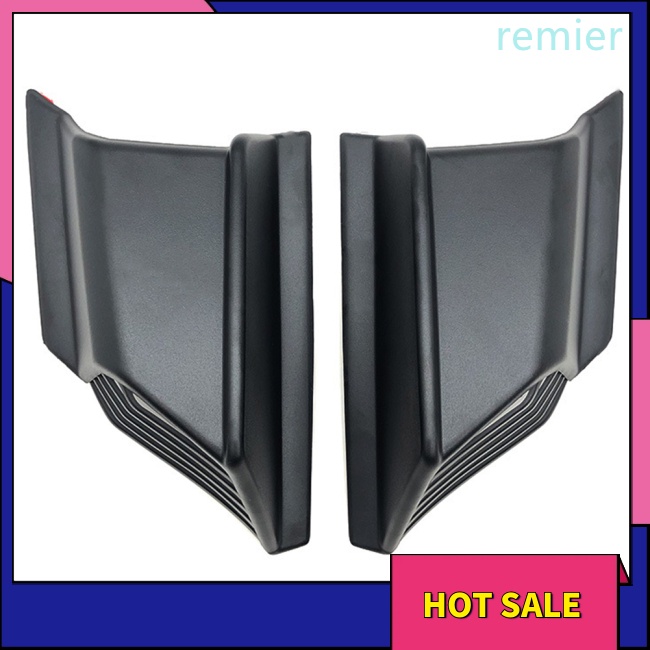Re 2pcs bộ làm lệch hướng không khí trên fairing cánh bên kính chắn gió cánh lướt gió thân tương thích cho các bộ phận xe máy adv150