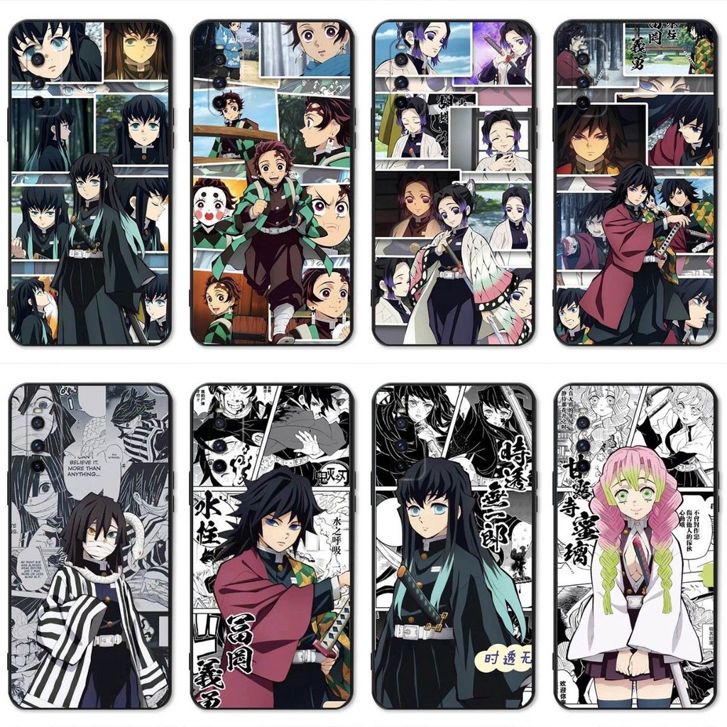 Anime cartoon demon slayer diy mobile phone case cho vivo x6 / x6d / x6 plus / x7 / x9 / x9s / x20 / x20 plus / x30 / x50 / x60 / x70 / x80