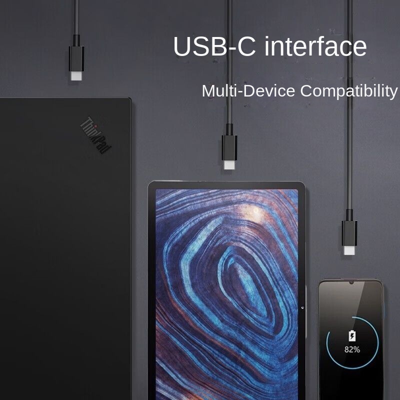 Lenovo thinkplus young lipstick power 65w adapter điện thoại di động máy tính bảng máy tính xách tay pd bộ sạc nhanh type-c