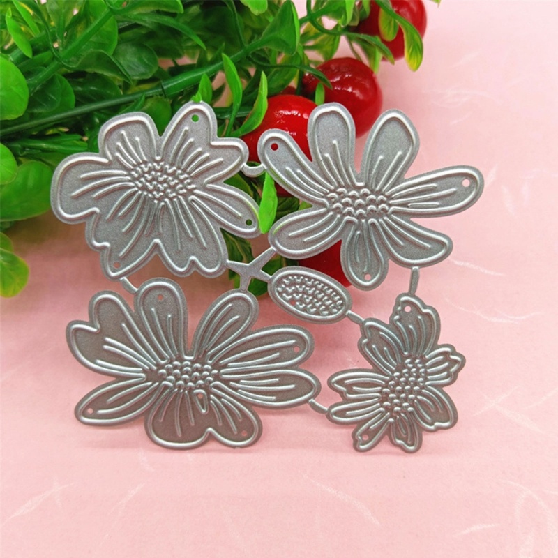 Khuôn Cắt Giấy Kim Loại Hình Hoa Cúc Xinh Xắn