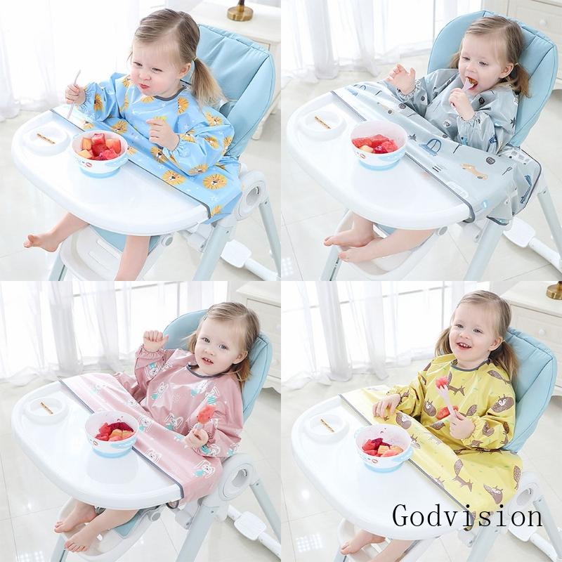 Bb ghế ăn cho bé áo choàng chống thấm nước bọt khăn ợ thức ăn cho bé ăn tạp dề