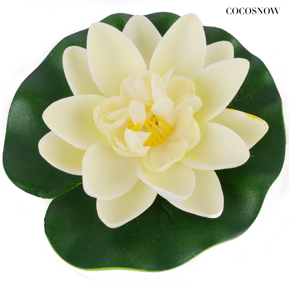 Hoa súng nhân tạo hoa sen nổi trang trí bể cá sân nhà