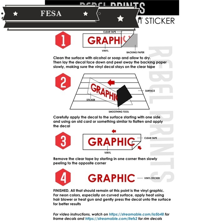 Hed  700c 30mm nhãn dán vành bánh xe decal vinyl cho xe đạp đường bộ