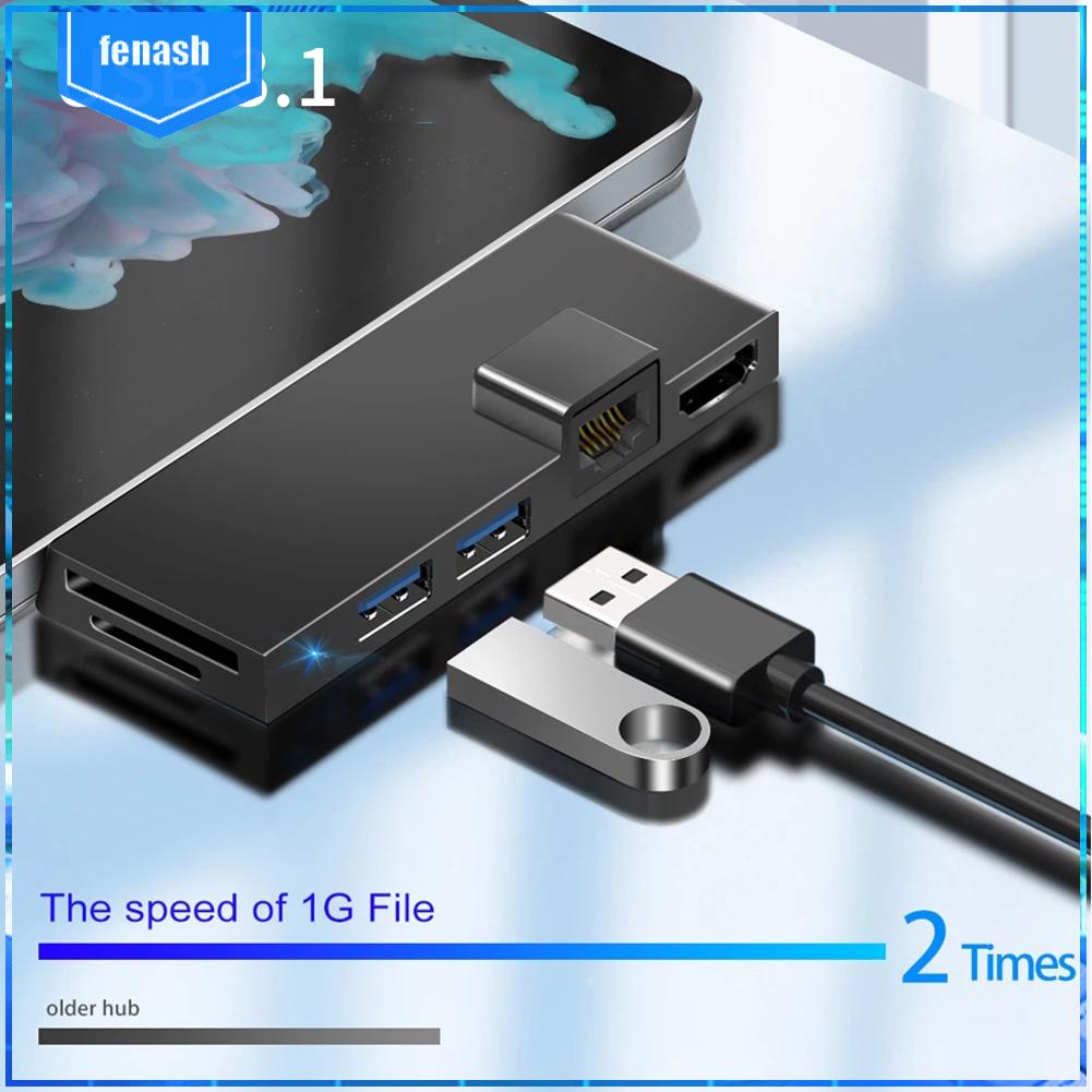 Đối với surface pro 4/5/6 docking station 6 trong 1 hub với hdmi tương thích rj45