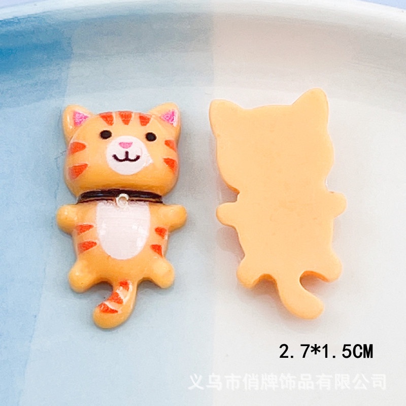 Hoạt Hình Phụ Kiện Kẹp Tóc Hình Mèo Hoạt Họa Màu Dầu Sáng Dễ Thương diy