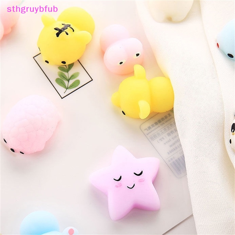 Sthb 2/5/10 cái động vật nhỏ squishy đồ chơi bóp bóng đồ chơi thần tài đồ chơi pinch nhào đồ chơi giảm căng thẳng đồ chơi kid party favor vn