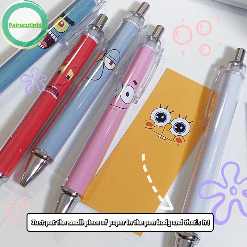 Pairhj 1 cái kawaii phim hoạt hình bút gel trường văn phòng cung cấp văn phòng phẩm bút gel dễ thương quà tặng giải thưởng bút vn