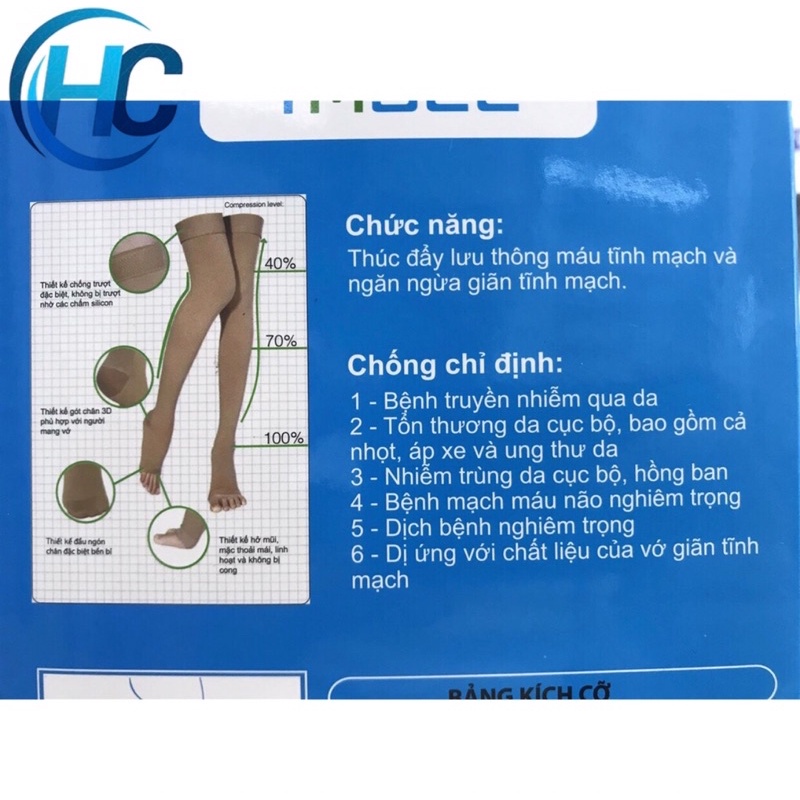 Vớ Y Khoa Yasee, Tất Suy Giãn Tĩnh Mạch