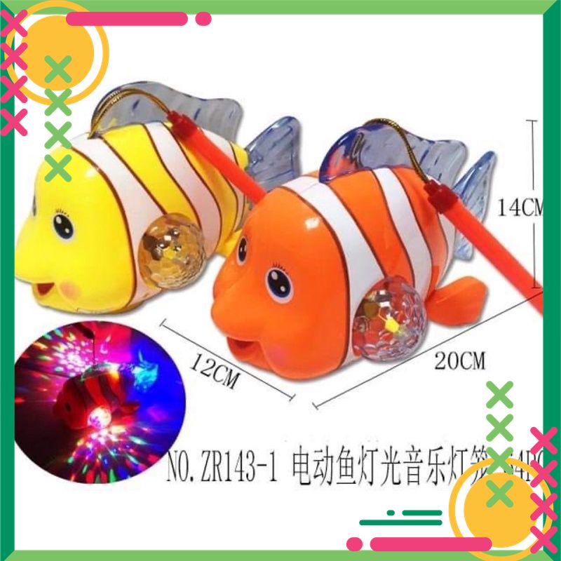 Đồ chơi Lồng đèn Trung thu cá Nemo nhạc đèn vui nhộn