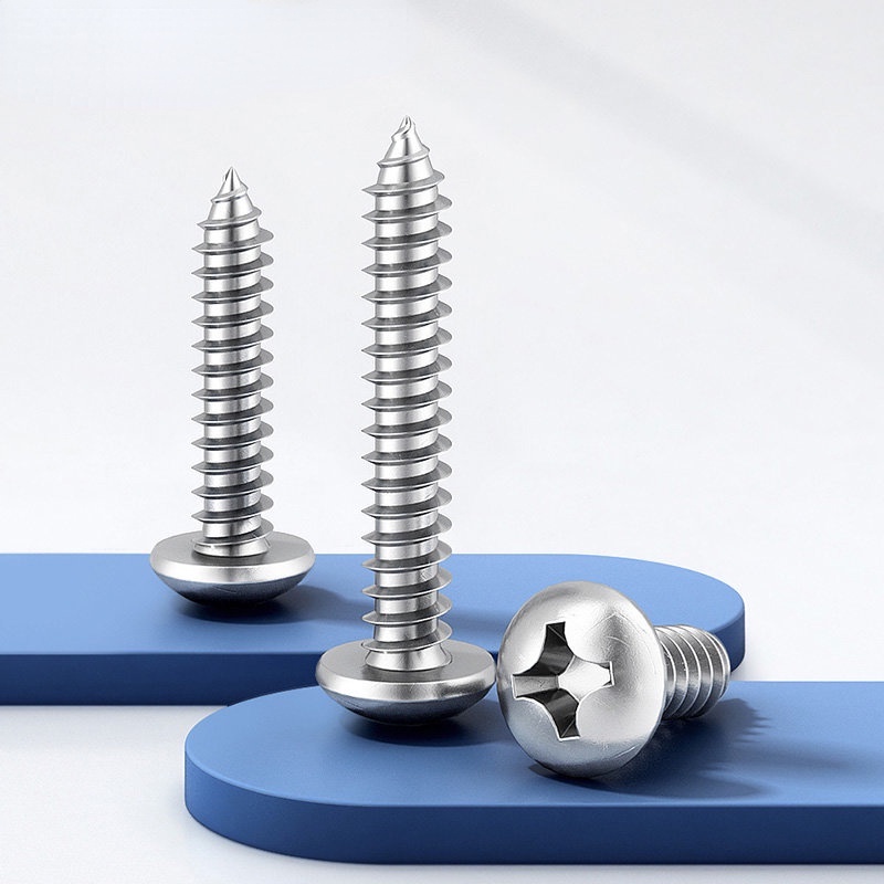 Vít Đầu Tròn Tự Cắt Phillips M4.2-M5-M5.5 Sus304