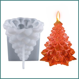 Khuôn cây thông noel diy silicone candle resin khuôn non-stick food grade silicone candy chocolate candle mold m myashovn