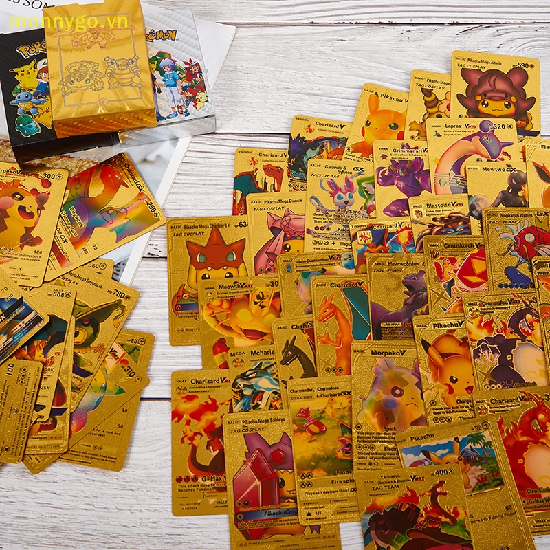 Hộp 55 Thẻ Bài pokemon vmax gx charizard