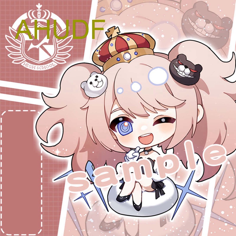 Danganronpa hai mặt acrylic keychain người hâm mộ bộ sưu tập anime game figures nanami chiaki nagito komaeda key chain dễ thương trinket key chain