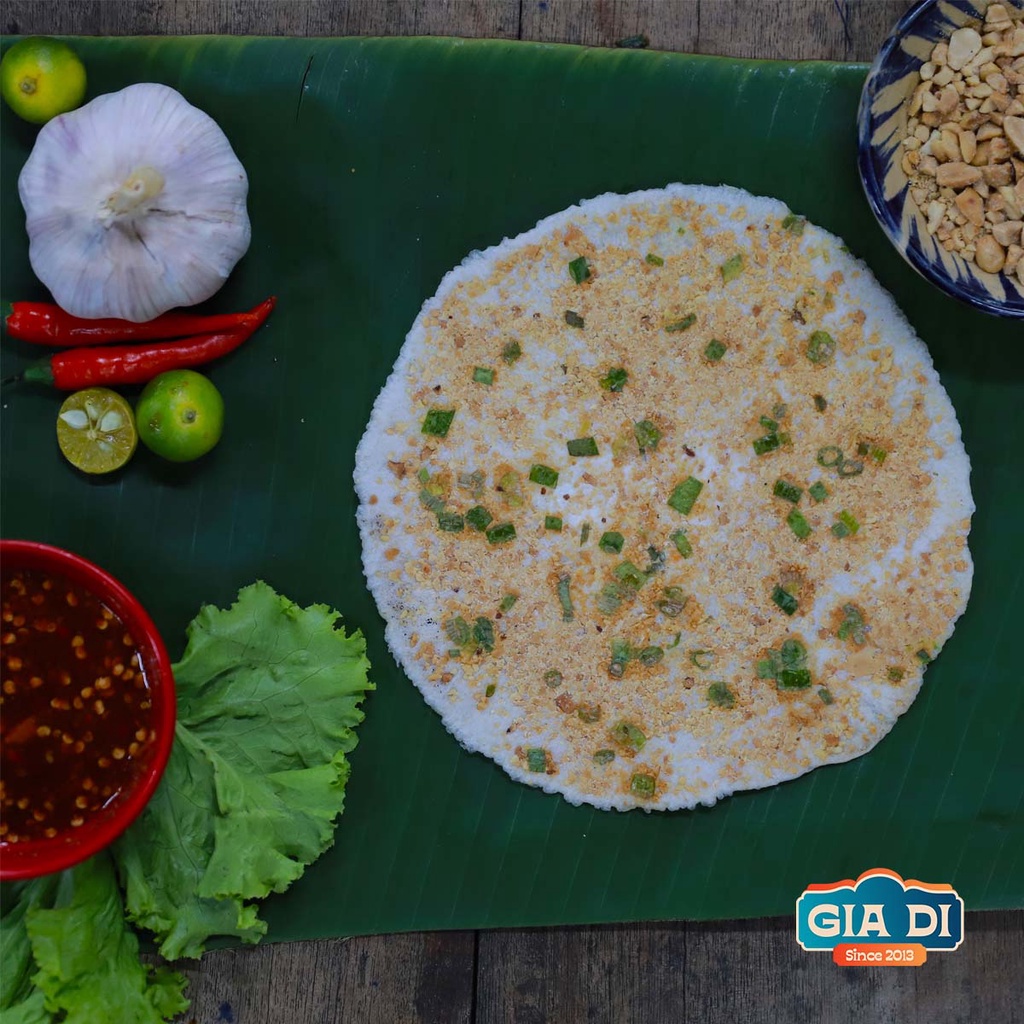 Bánh Ép Huế, Bánh Ép Khô Huế, Bánh Ép Gia Di, vị Đậu phộng Gói 5 cái