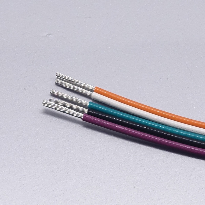 5m / cuộn teflon dây nhiệt độ cao đóng hộp 0,75mm cáp ptfe 18awgsquare