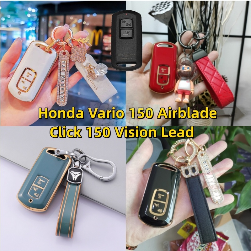 Nắp đậy chìa khóa xe máy tpu mềm cho honda vario vario 150 airblade ab pcx 150 sh125 click 150 vision lead scooter protector phụ kiện