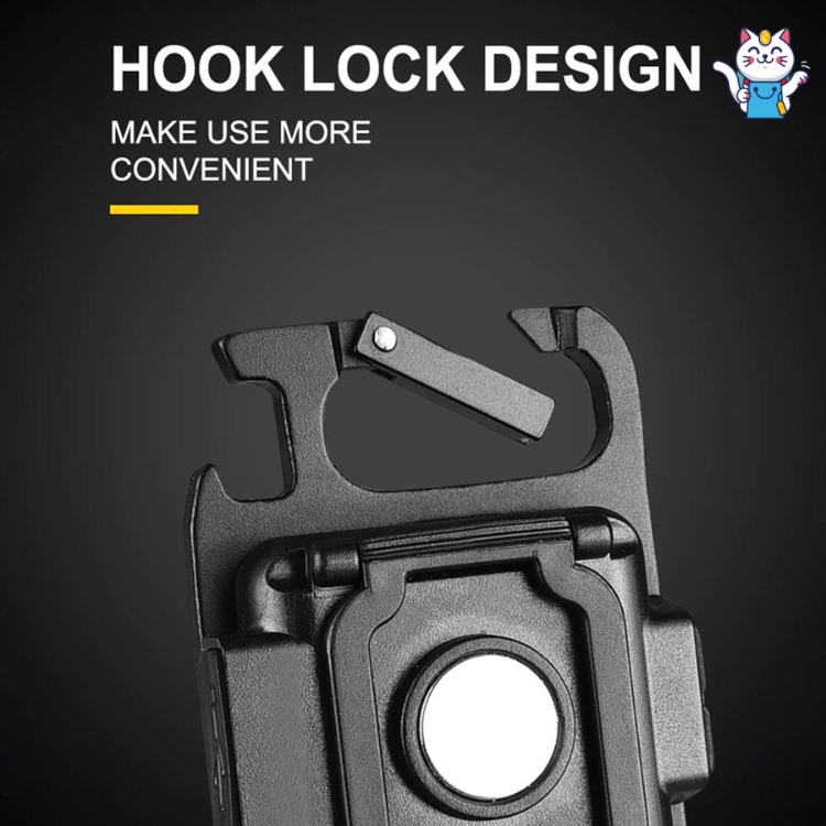 Đèn Led COB Khẩn Cấp Tự Vệ Siêu Sáng Đi Rừng Dã Ngoại Đa Năng Treo Móc Khóa, Nam Châm