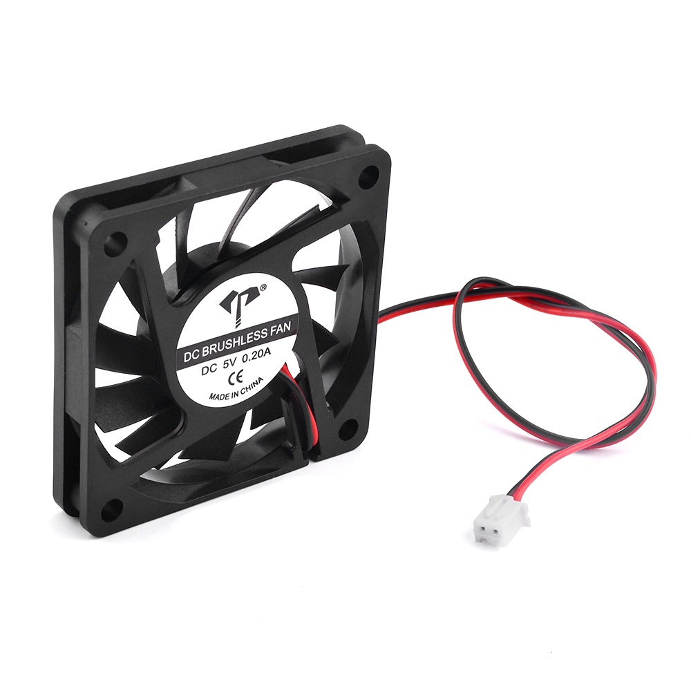 Quạt làm mát RIRIHI DC6010 5V/12V/24V 60x60x10mm không chổi than thay thế 60mm DIY PC máy tính