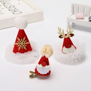 Bờm Cài Tóc Hình Nón Ông Già Noel