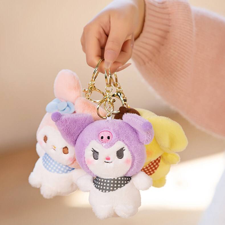 Doly sanrio Thú Nhồi Bông Hình Mặt Trăng / Thỏ kuromi melody Dễ Thương Cho Bé Gái