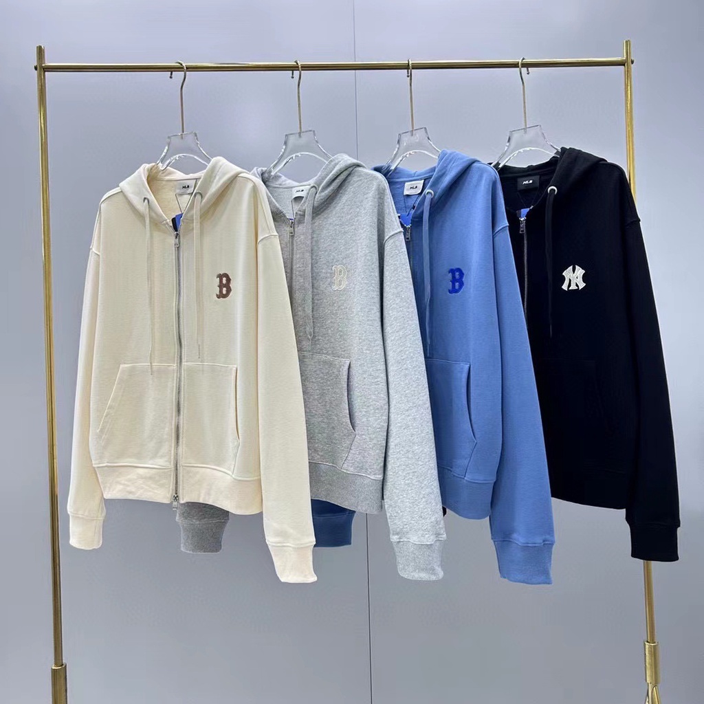 Áo Khoác cardigan Có Nón Bốn Màu Thêu logo Nhỏ Phong Cách Mới Mùa Thu 2023080902