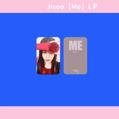 3-4 cái / bộ jisoo solo album me photocards black-pink laser holographic lomo cards black pink kpop postcards on sale jy