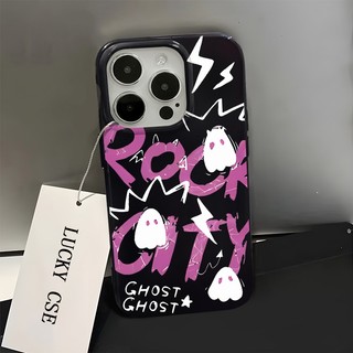 Ốp điện thoại thạch đen sáng Lightning Halloween dễ thương Tương thích cho IPhone 14 13 12 11 Pro XS Max X XR 7 + 8 Plus Vỏ silicon chống sốc Vỏ nhựa TPU mềm