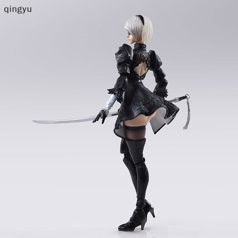 Mới 14cm nier automata yorha no. 2 loại b 2b fighg hành động hình đồ chơi pvc quà tặng tốt