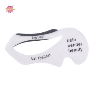 [auspiciousv] 2pcs eyeliner stencils winged eyeliner stencil models template shaping tools eyebrows template card eye shadow makeup tool